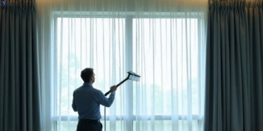 Commercial drapes cleaning service kangaroo-point hotels offices